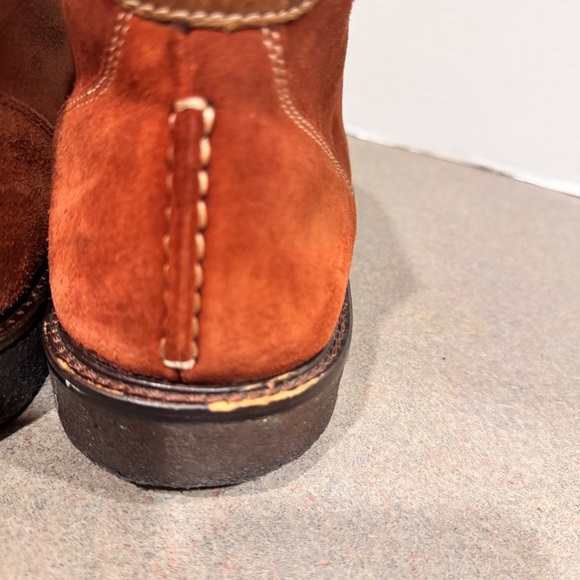 Johnston & Murphy Men’s Copeland Suede Rust Orange Size 9 Chukka Boots main image 4